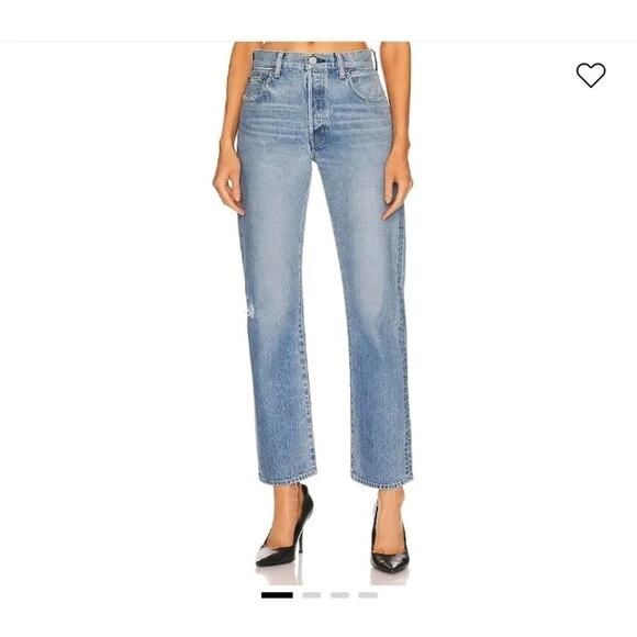 Moussy Vintage Gibraltar Straight Relaxed Button Fly Japan Denim Jeans, Size 29 - Picture 1 of 14